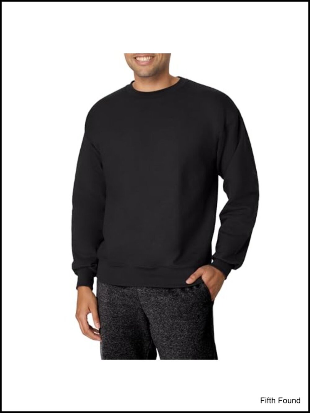 Heavyweight Fleece Crewneck Sweatshirt Men's Cotton Pullover